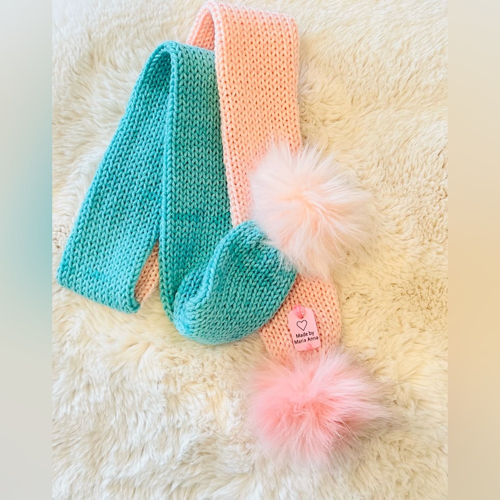 Maria Anna European handmade scarf for girls, uniquely designed and stylish.